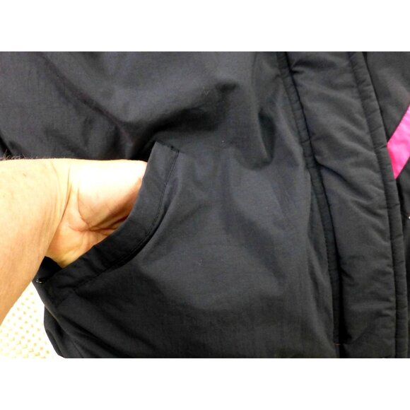 VTG Subili Retro Color Block Puffer Winter Jacket Windbreaker Size 12 - Picture 11 of 16